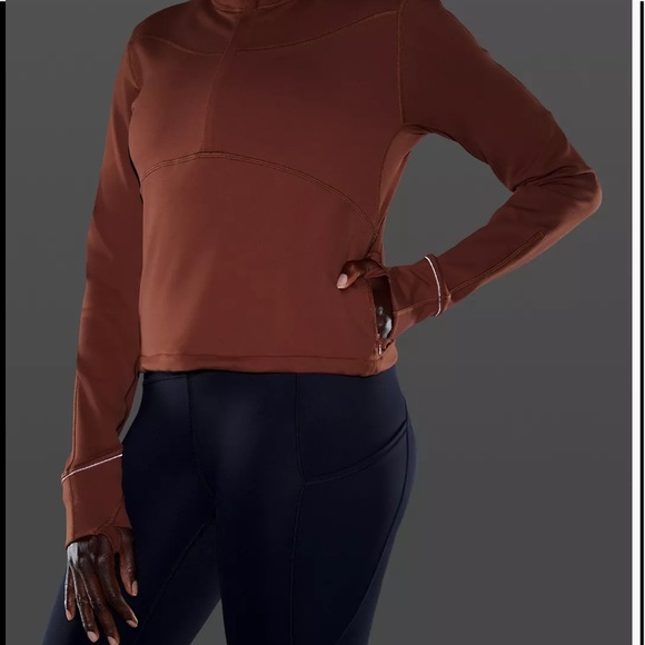 🔥LULULEMON RULU RUNNING CROPPED 1/2 ZIP JACKET🔥 - Picture 9 of 16